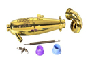 1/10 Touring Pipe Set in Gold EFRA 2650
