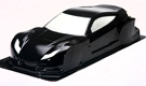 1/10 195mm 3D molded PC Honda Simulated Clear Body Shell (Black)