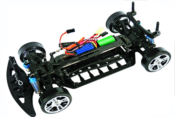 1/16 Drift Corbon chassis  Brushless Edition